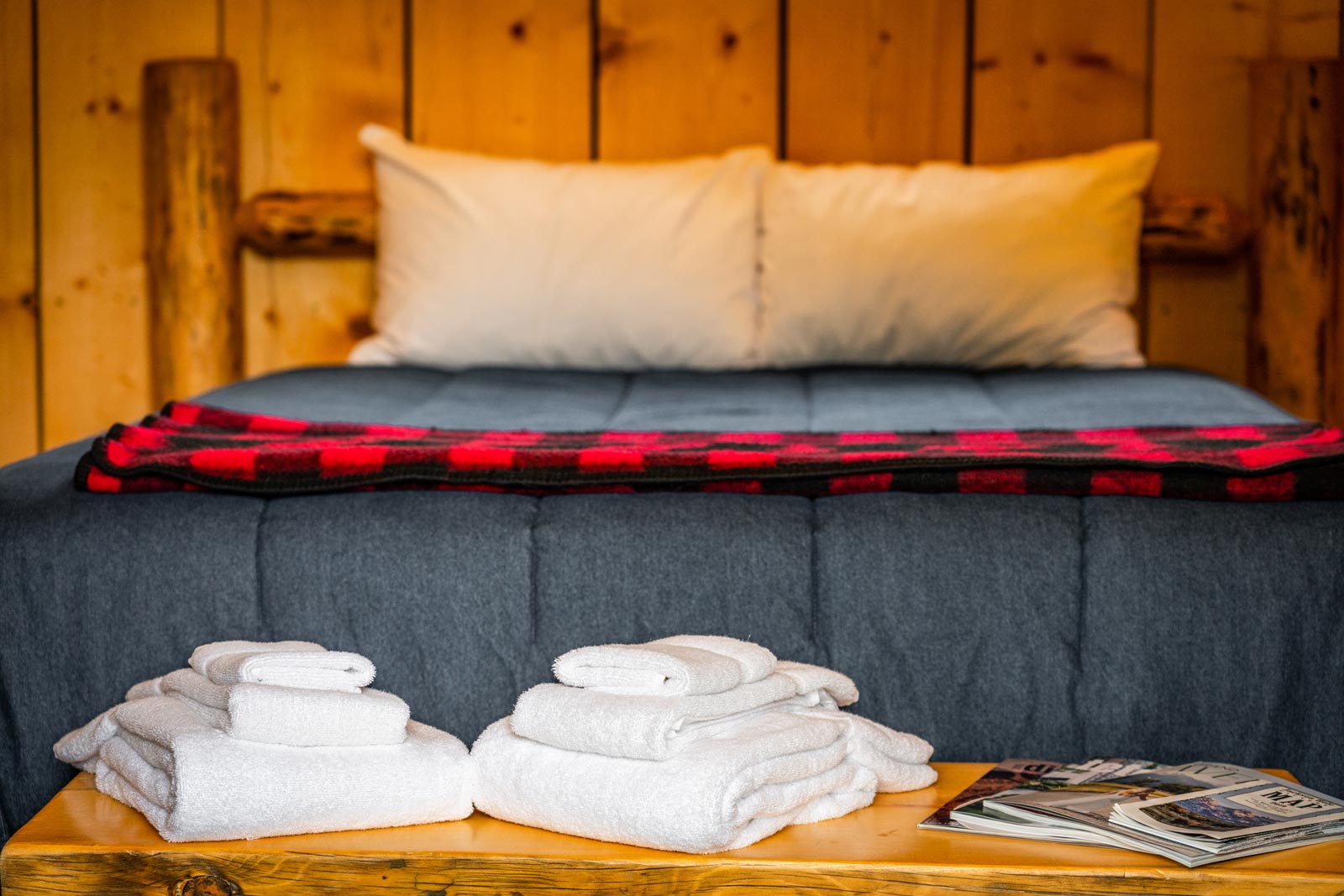Towels and Linens Provided - Jackson Hole Cabins Glamping Tents